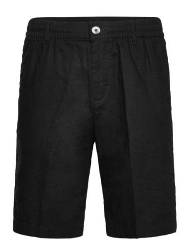 Regular Linen Shorts Bottoms Shorts Casual Black Tom Tailor