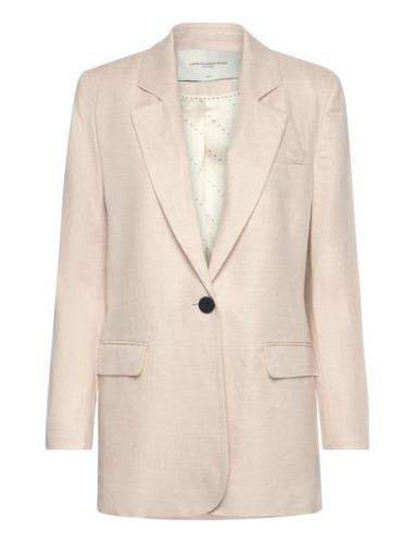 Cmnature-Blazer Blazers Single Breasted Blazers Beige Copenhagen Muse