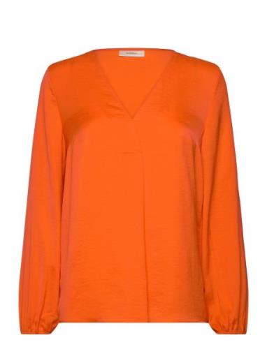 Rindaiw Blouse Tops Blouses Long-sleeved Orange InWear