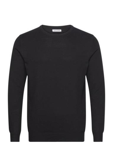 Jack & J S Jjeemil Knit Crew Neck Noos Svart