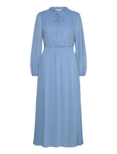 Dotta - Dress Knälång Klänning Blue Claire Woman