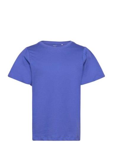 Nkflorena Ss Top Pb Tops T-shirts Short-sleeved Blue Name It