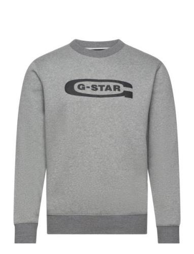 G-Star RAW Old School Logo R Sw Grå