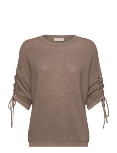 Fqclaula-Pullover Tops Knitwear Jumpers Brown FREE/QUENT