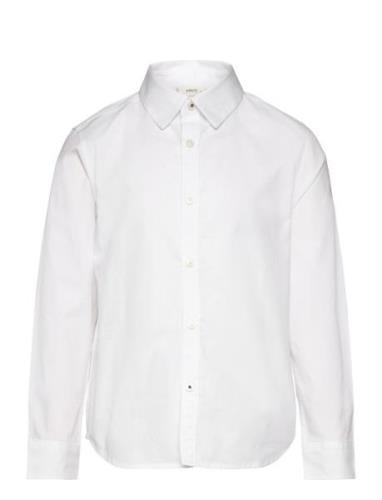 Mango Regular-Fit Poplin Shirt Vit