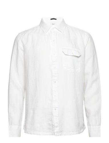 Shirt Regular Tops Shirts Casual White Replay