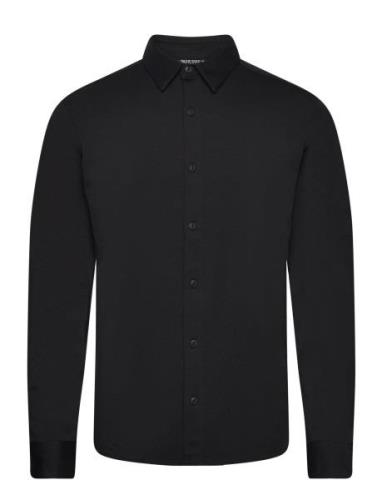 Intheo Tops Shirts Casual Black INDICODE