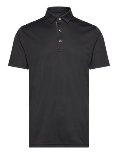 Pure Solid Polo Tops Polos Short-sleeved Black PUMA Golf
