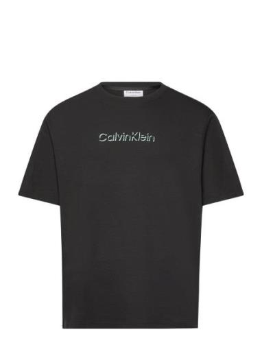 Calvin Klein Shadow Embossed Logo T-Shirt Svart