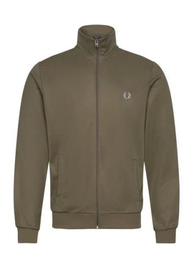 Fred Perry Track Jacket Grön