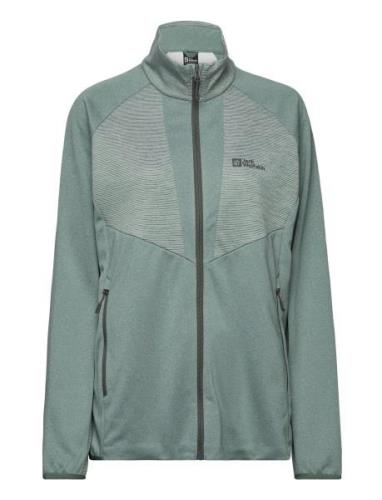 Blattsteig Fz W Sport Sweat-shirts & Hoodies Fleeces & Midlayers Green...