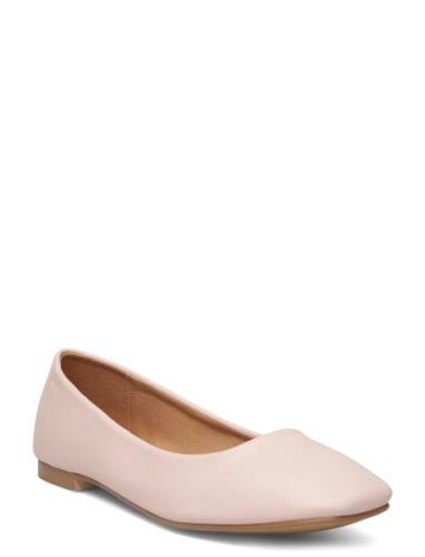 Biamarry Karré Ballerina Faux Leather Ballerinaskor Ballerinas Pink Bi...