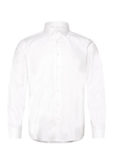 Calvin Klein Round Structure Fitted Shirt Vit