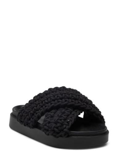 Woven Platta Sandaler Black Inuikii