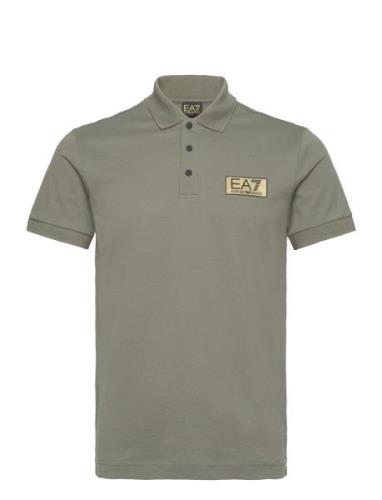 EA7 Polo Khaki Green