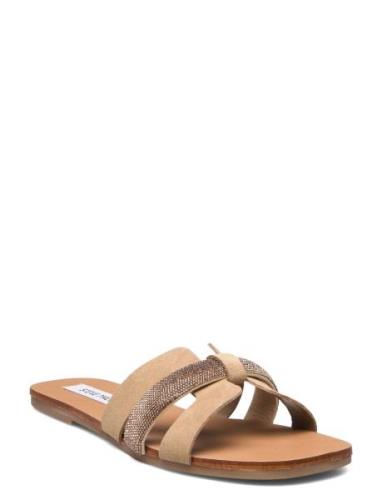 Edriah Sandal Platta Sandaler Beige Steve Madden