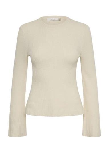 Gestuz Antaligz Peplum Wool Pullover Kräm