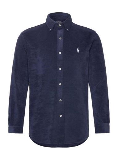 Polo Ralph Lauren Knit Terry Shirt Marinblå