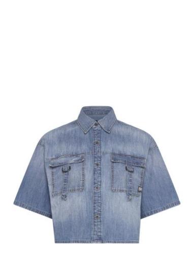 G-Star RAW Relaxed Utility Shirt S\S Wmn Blå