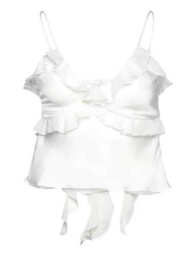 Bardot Marsella Ruffle Cami Vit