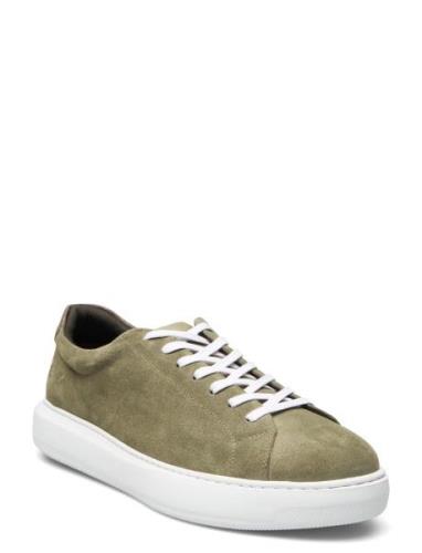 Biagary Sneaker Suede Låga Sneakers Khaki Green Bianco