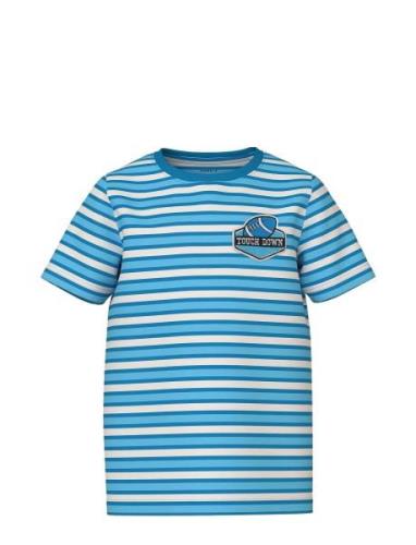 Nkmdalovan Ss Top Pb Tops T-shirts Short-sleeved Blue Name It