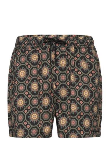 Tapestry Shorts Bottoms Shorts Casual Multi/patterned Les Deux