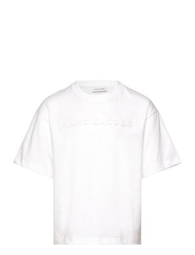 Little Marc Jacobs Short Sleeves Tee-Shirt Vit