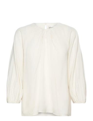 Nixieiw Blouse Tops Blouses Long-sleeved White InWear