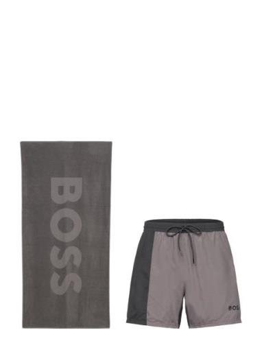 Beach Set Badshorts Grey BOSS