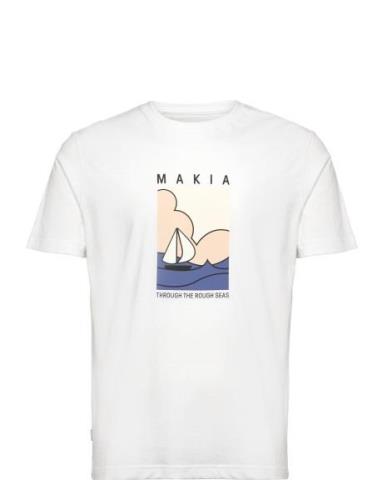 Sailaway T-Shirt Tops T-shirts Short-sleeved White Makia