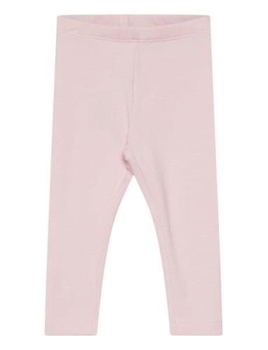 Leggings Rib Bottoms Leggings Pink Huttelihut