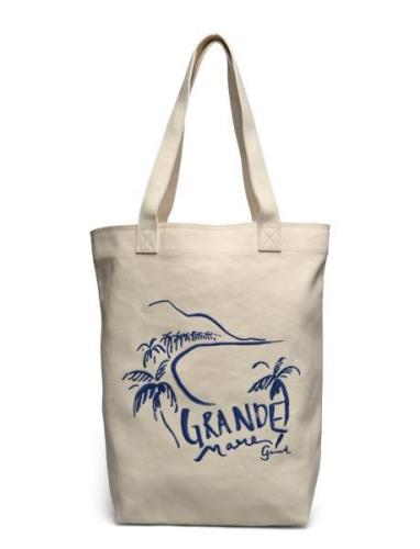 GANT Grande Mare Canvas Tote Bag Kräm