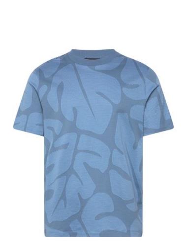 Thompson 08 Tops T-shirts Short-sleeved Blue BOSS