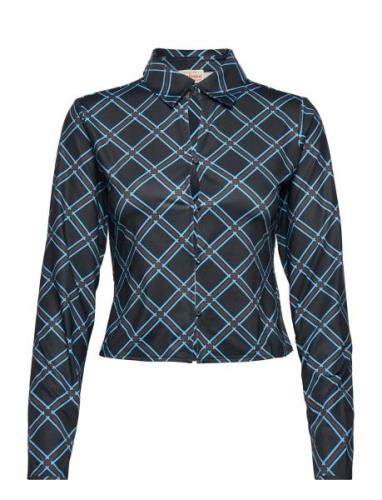 Shirt Ls Tops Shirts Long-sleeved Multi/patterned Barbara Kristofferse...