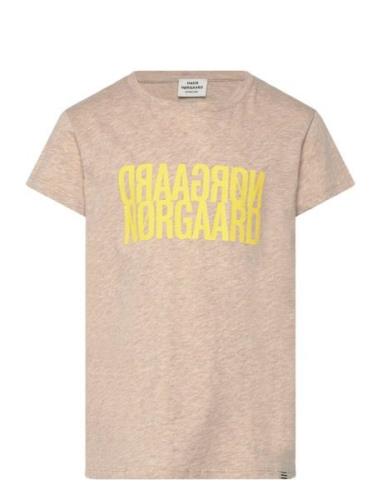 Mads Nørgaard Single Organic Tuvina Tee Beige