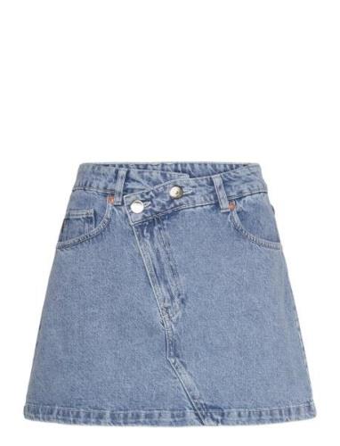 Boston Blue Denim Skirt Kort Kjol Blue ALOHAS