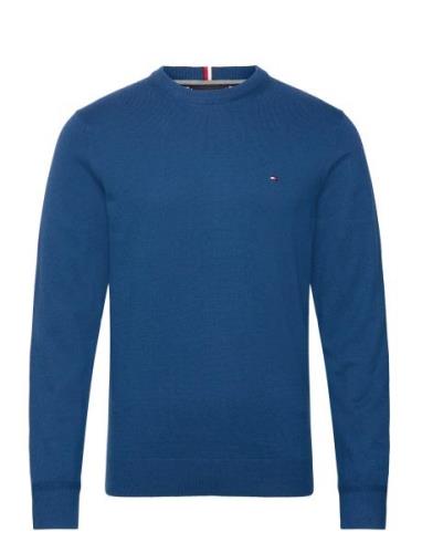 Tommy Hilfiger Pima Org Ctn Cashmere Crew Neck Blå