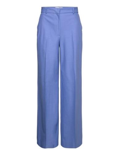 Selected Femme Slfeliana Hw Wide Pant N Blå