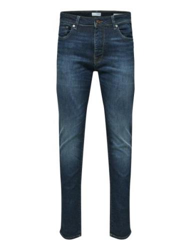 Selected Homme Slh175-Slimleon 31604 D.blue Soft Noos Blå