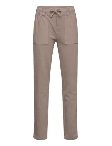 Elastic Waist Trousers Bottoms Trousers Beige Mango