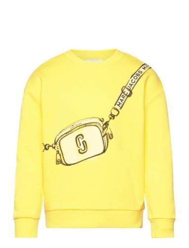 Sweatshirt Tops Sweat-shirts & Hoodies Sweat-shirts Yellow Little Marc...