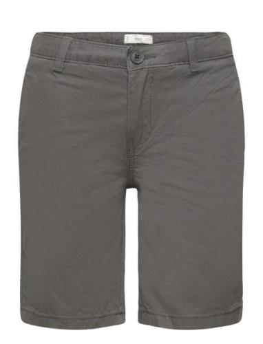 Mango Slim-Fit Chino Cotton Bermuda Shorts Svart