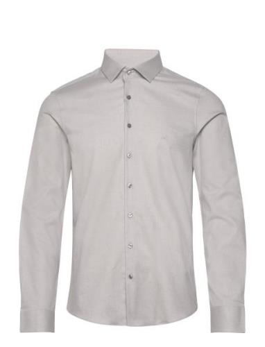 Calvin Klein Twill Easy Care Slim Shirt Grå