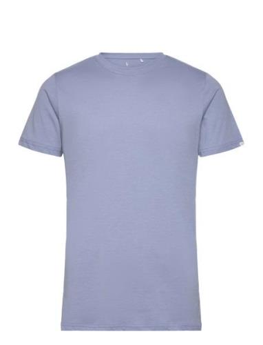 Niklas Basic Tee Tops T-shirts Short-sleeved Blue Urban Pi Ers