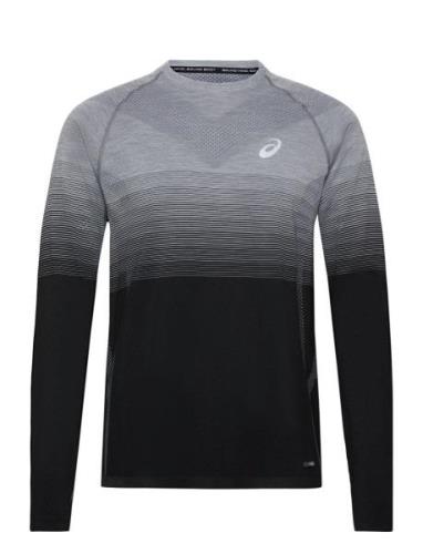 Seamless Ls Top Sport T-shirts Long-sleeved Black Asics