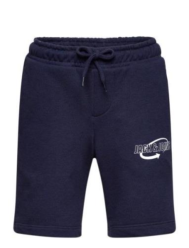 Jack & J S Jpstarrow Sweat Shorts Jnr Marinblå