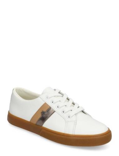 Lauren Ralph Lauren Janson Ii Leather Sneaker Vit