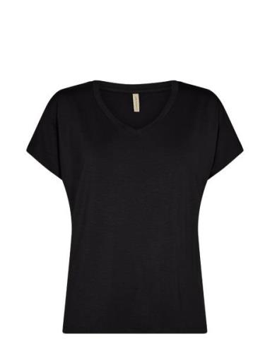 Sc-Marica Tops T-shirts & Tops Short-sleeved Black Soyaconcept