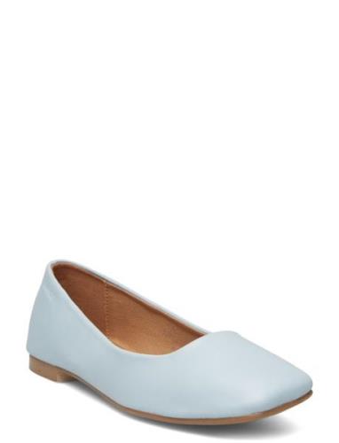 Biamarry Karré Ballerina Faux Leather Ballerinaskor Ballerinas Blue Bi...